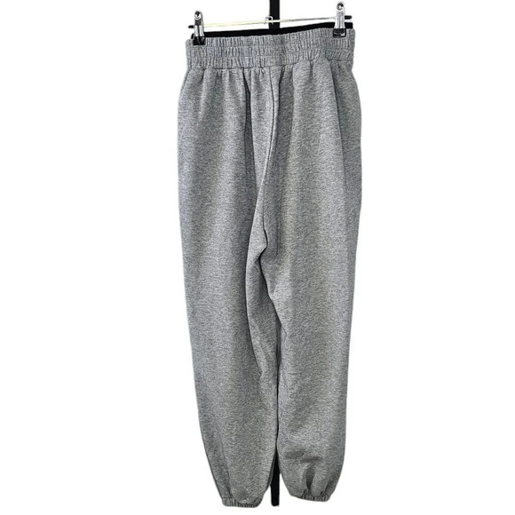 OGL Womens Double Waistband Sweatpants Size Small Grey High Rise Jogger - Picture 2 of 9